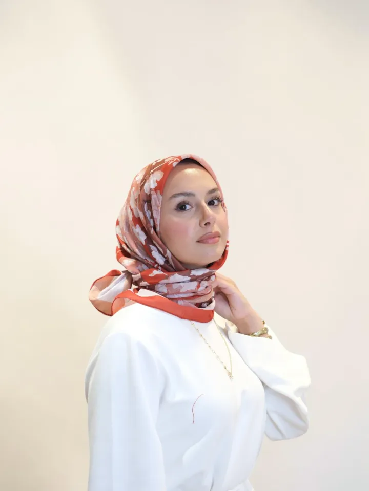 Belli Premium Soft Eşarp  Çiçekli
