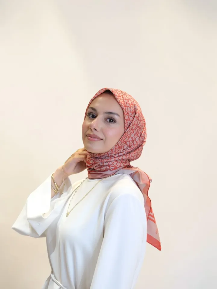 Belli Premium Soft Eşarp Geometrik Desen