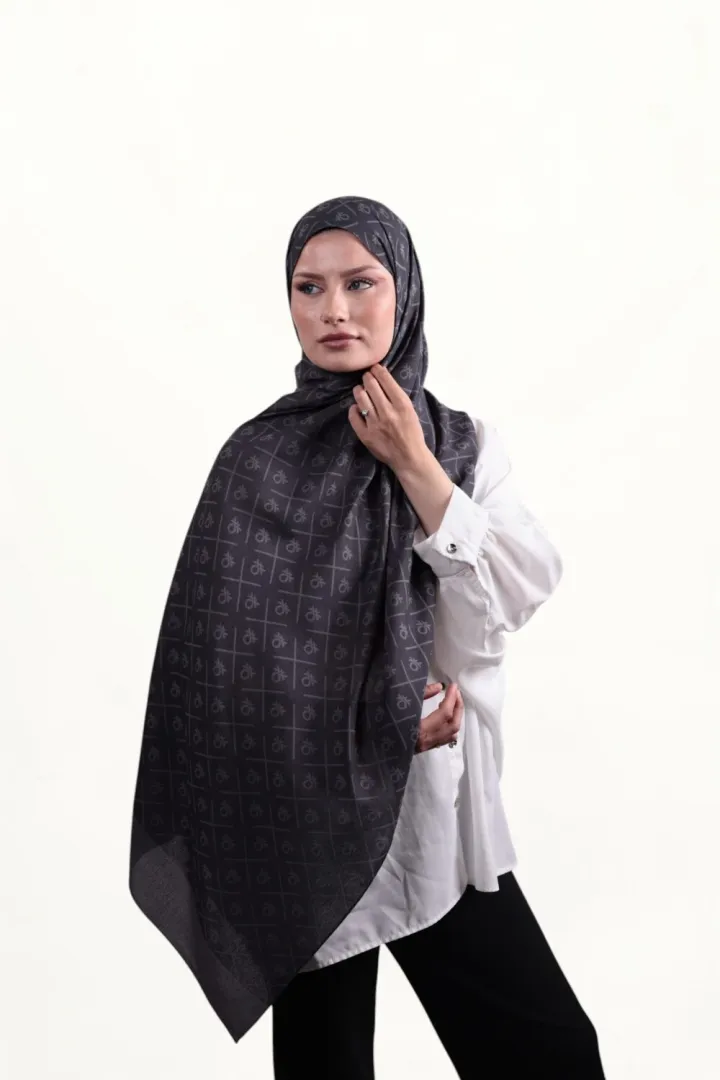 Benetton Elegante Dos Şal Antrasit