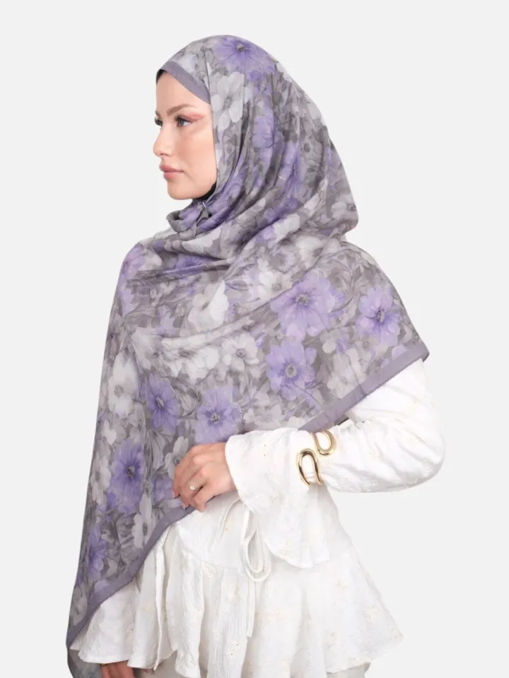 Harem Scarf Bianca Tencel Şal Lila