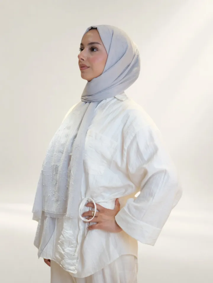 La Boutique Be Happy Şal Gümüş