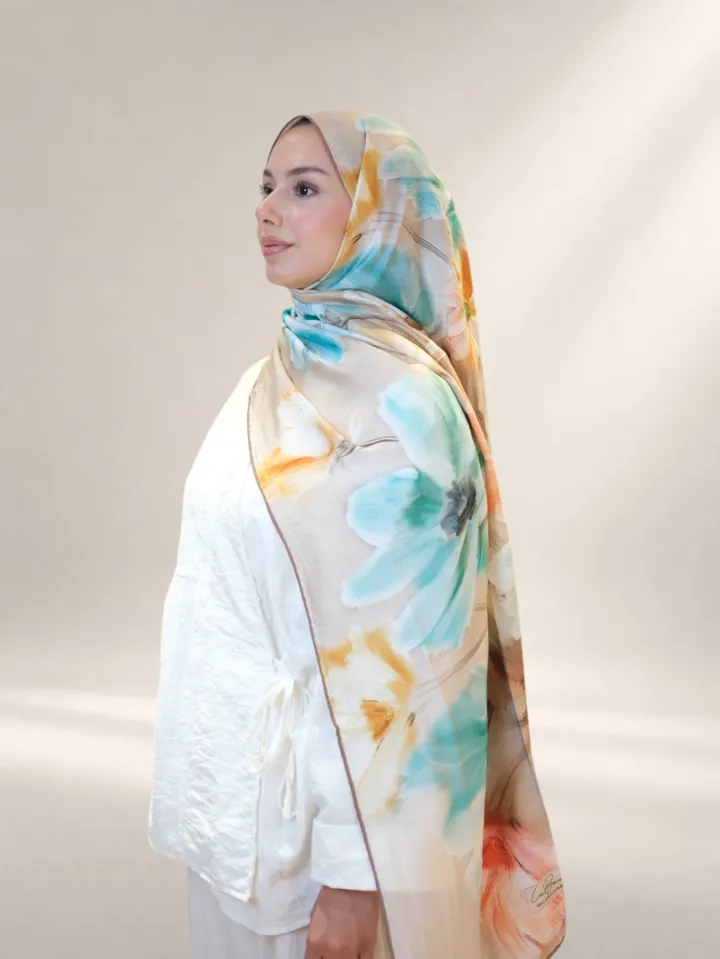 La Boutique Güz Serisi Bitkisel Şal 5217