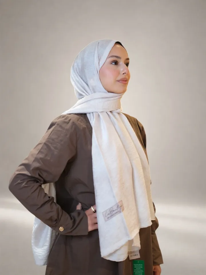 La Boutique Güz Serisi Bitkisel Şal Ekru