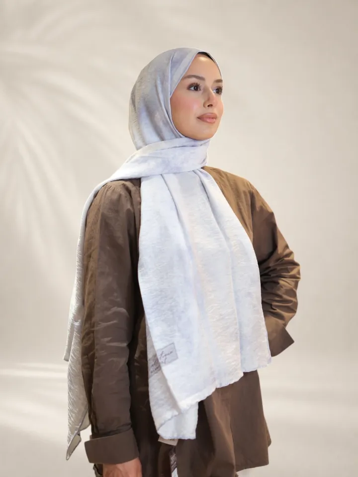 La Boutique Güz Serisi Bitkisel Şal Bulut Desen
