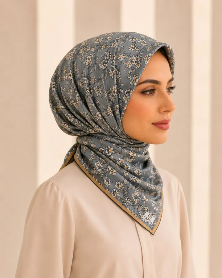 Carell Soft Eşarp Sarı Detay