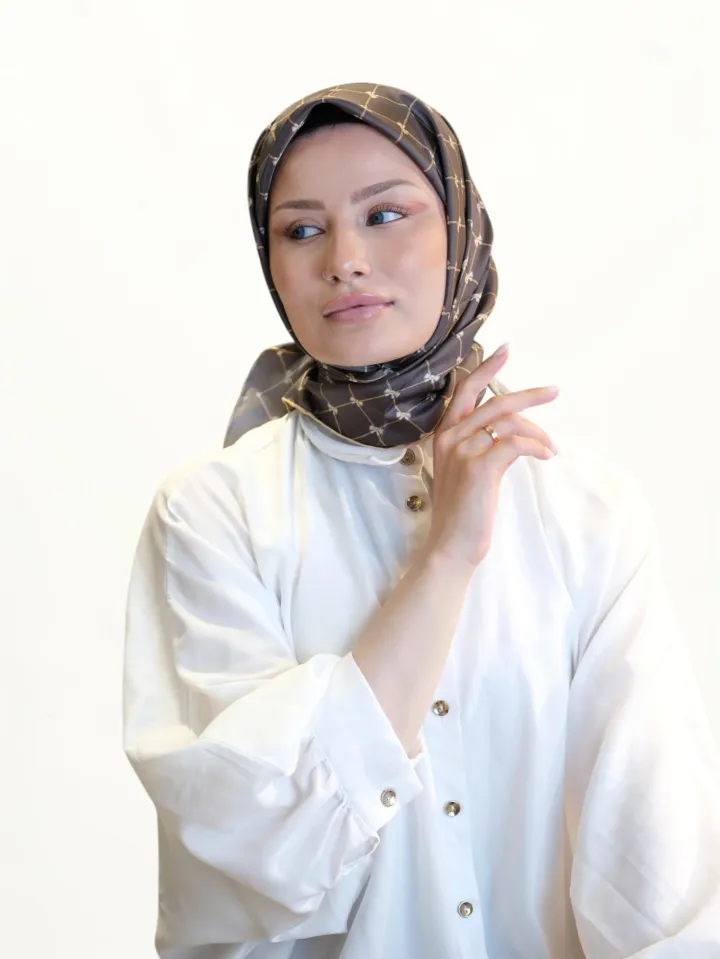Belli Saf Twill İpek Eşarp 541285