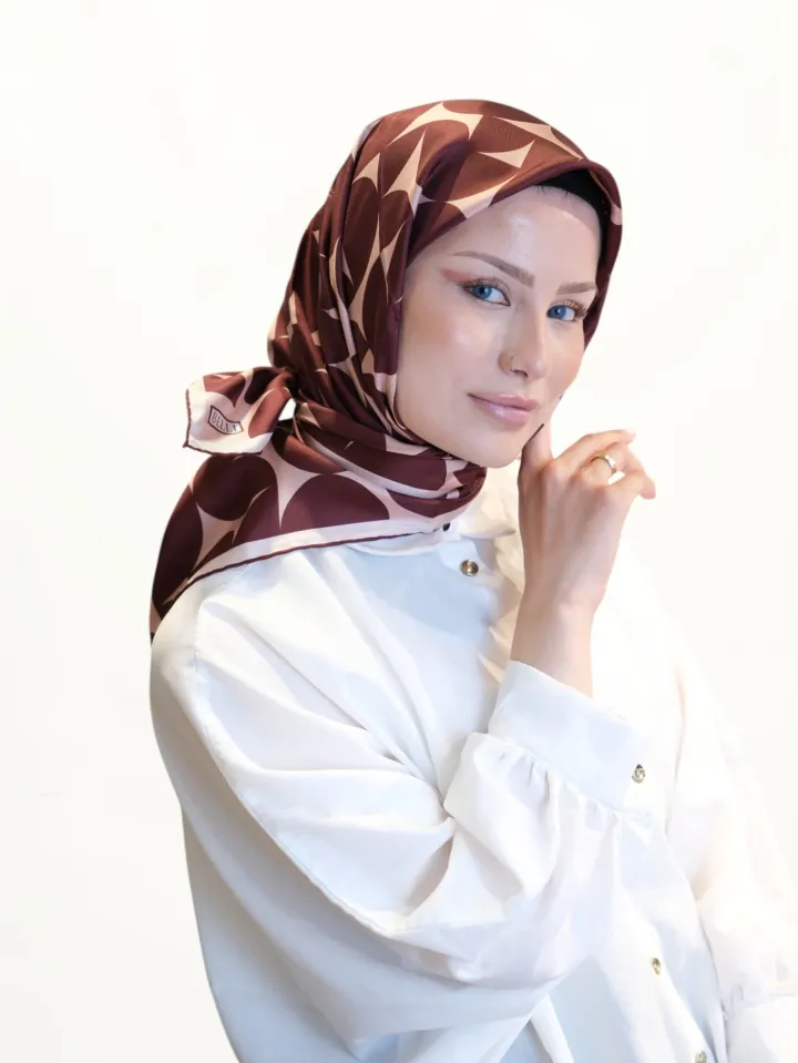 Belli Saf Twill İpek Eşarp 412252