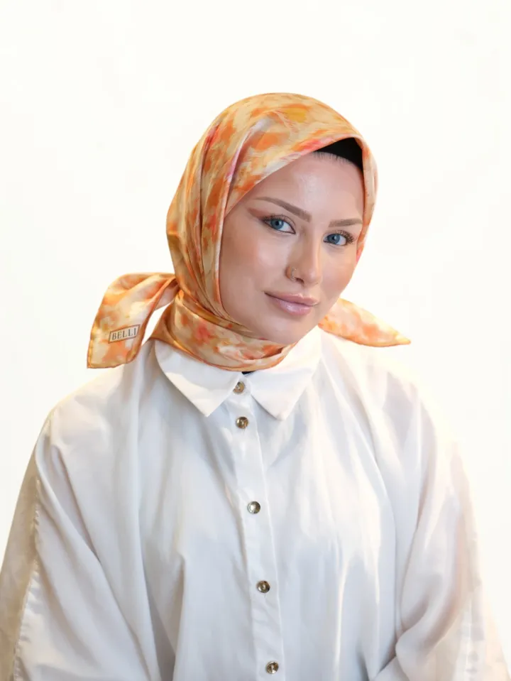 Belli Saf Twill İpek Eşarp 4125362