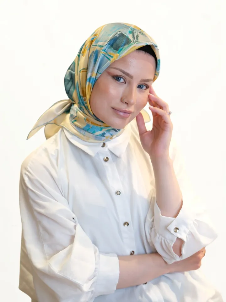 Belli Saf Twill İpek Eşarp 235245
