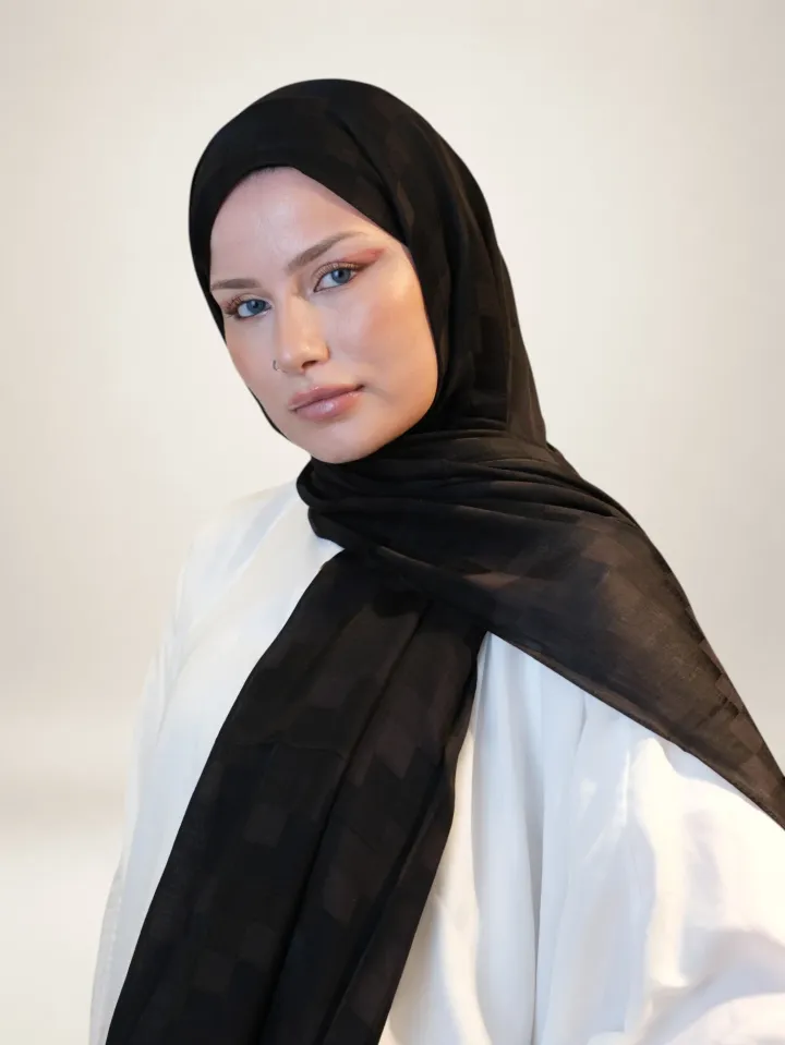 Fresh Scarfs Nori İpeksi Jakar Şal 415232
