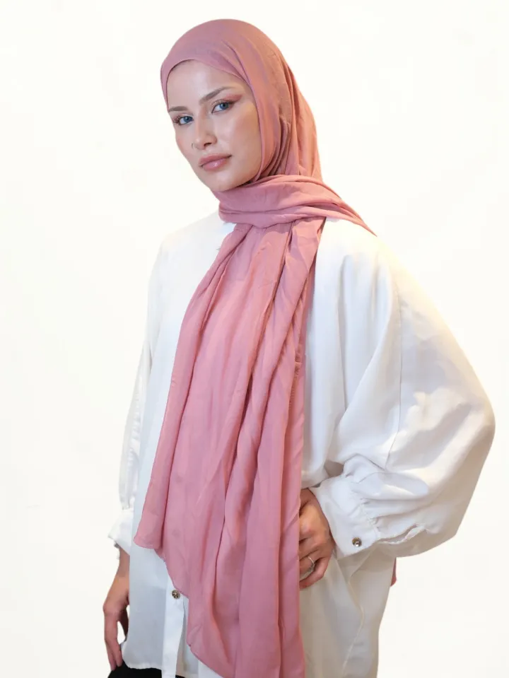 Fresh Scarfs Soft Viskon Şal  Mercan