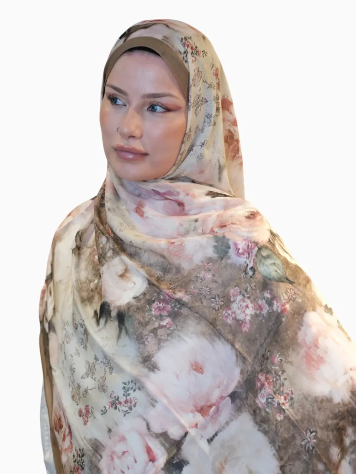 Fresh Scarfs Desenli Rami Şal 415231