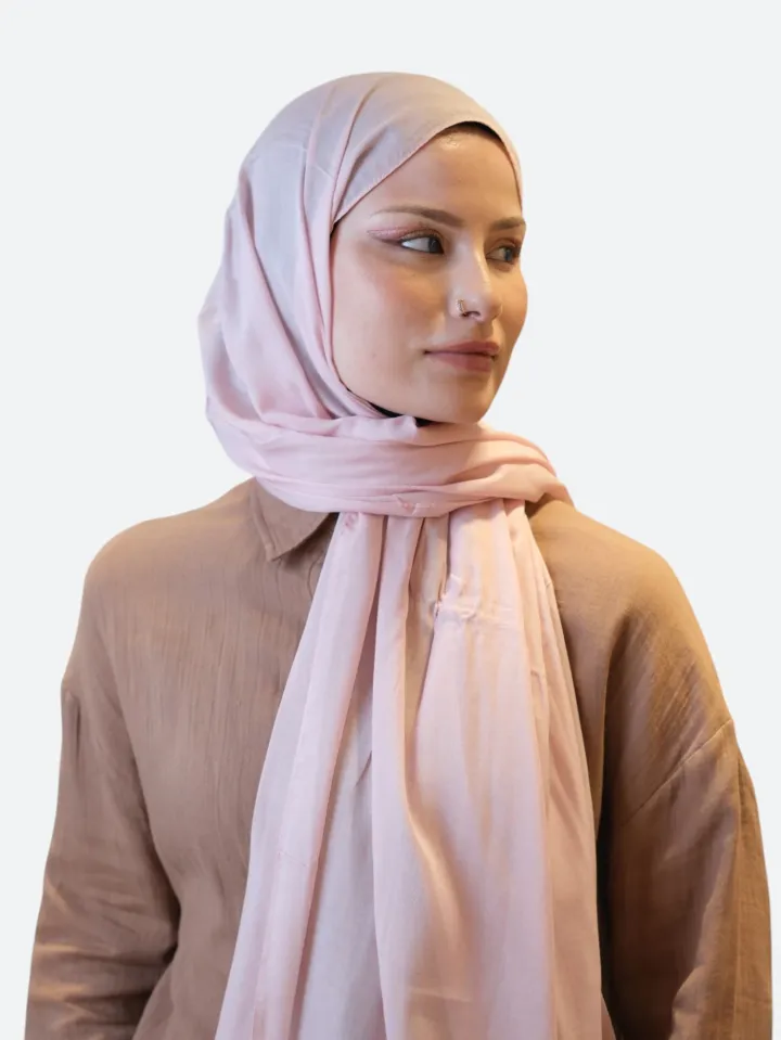 Fresh Scarfs Rami Viskon Şal Pudra