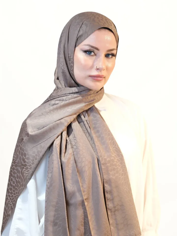 Silk Home Deluxe Şal Koyu Vizon