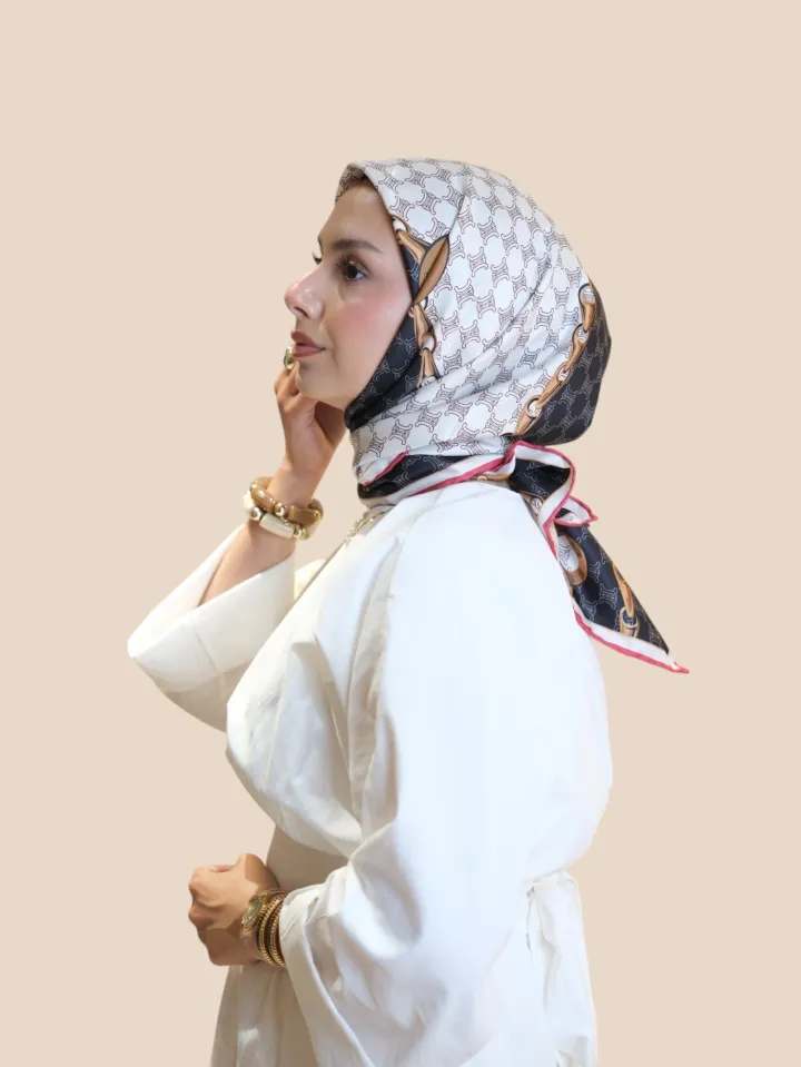 İthal İpek Twill Eşarp Celine