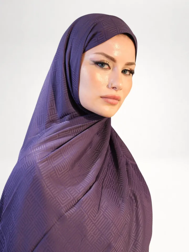 Silk Home Deluxe Şal Mor-02