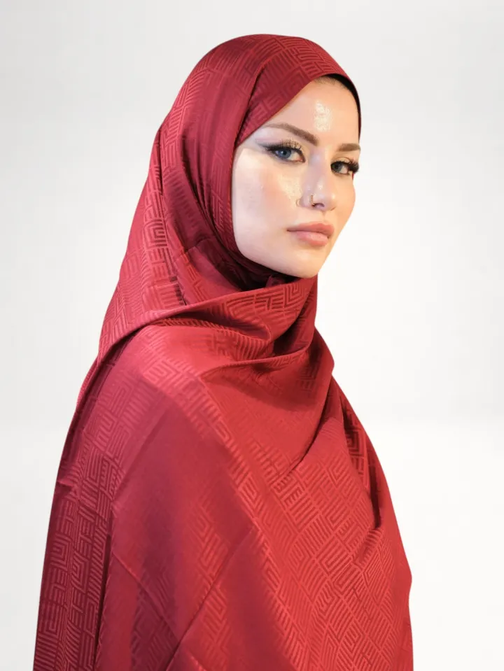 Silk Home Deluxe Şal Kızılcık-03