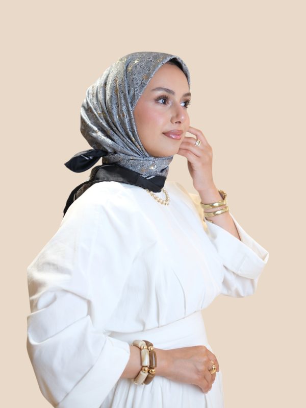İthal A Kalite Twill Eşarp Gri