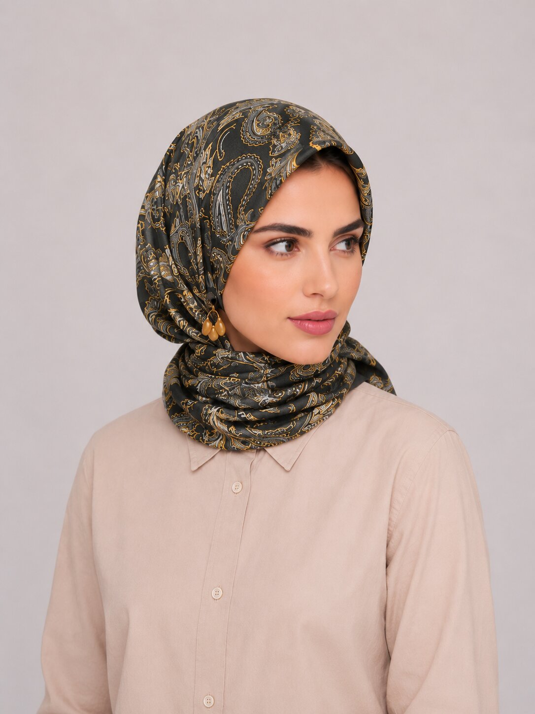 Carell Soft Eşarp Yeşil