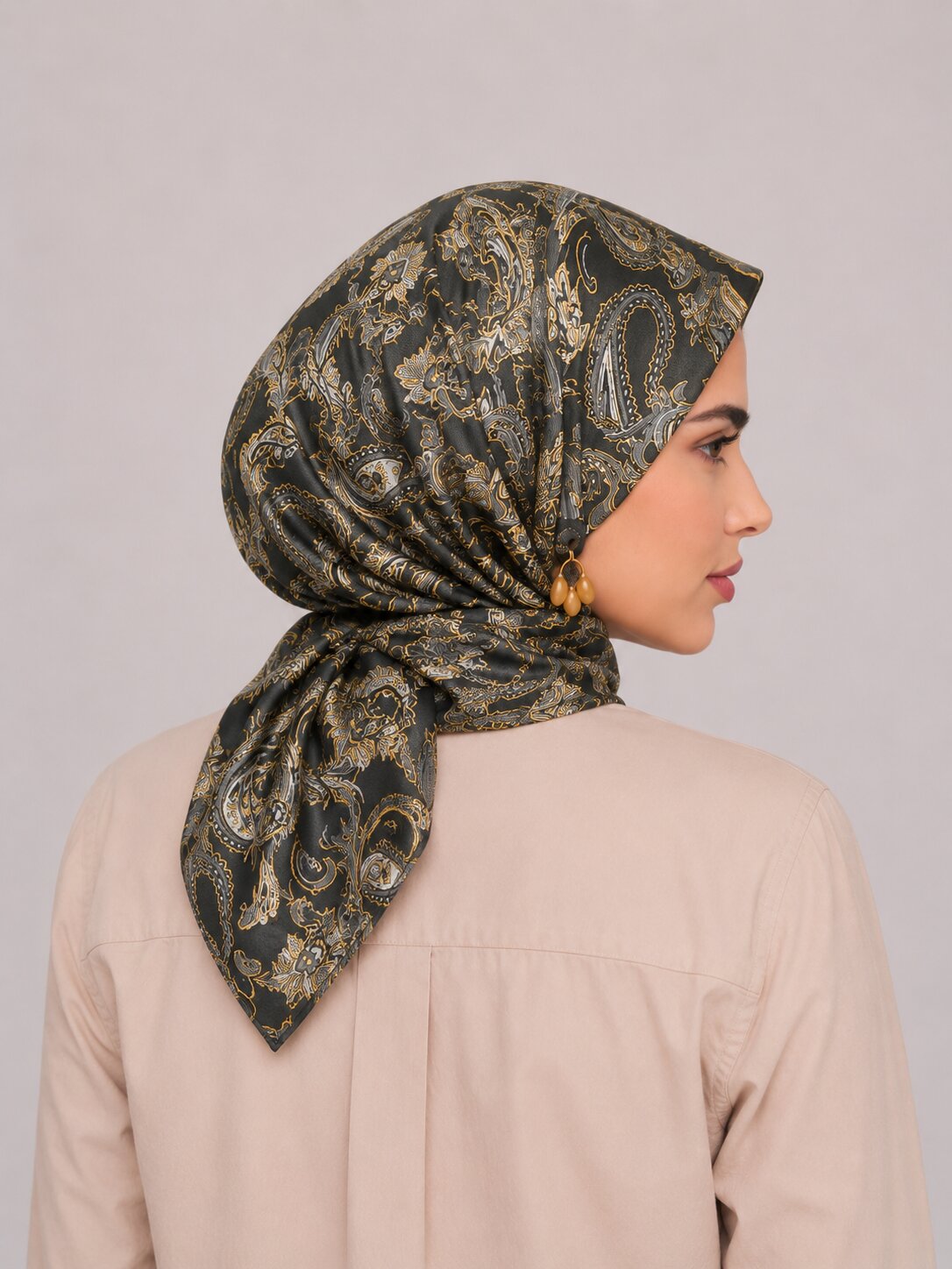 Carell Soft Eşarp Yeşil - Görsel 3