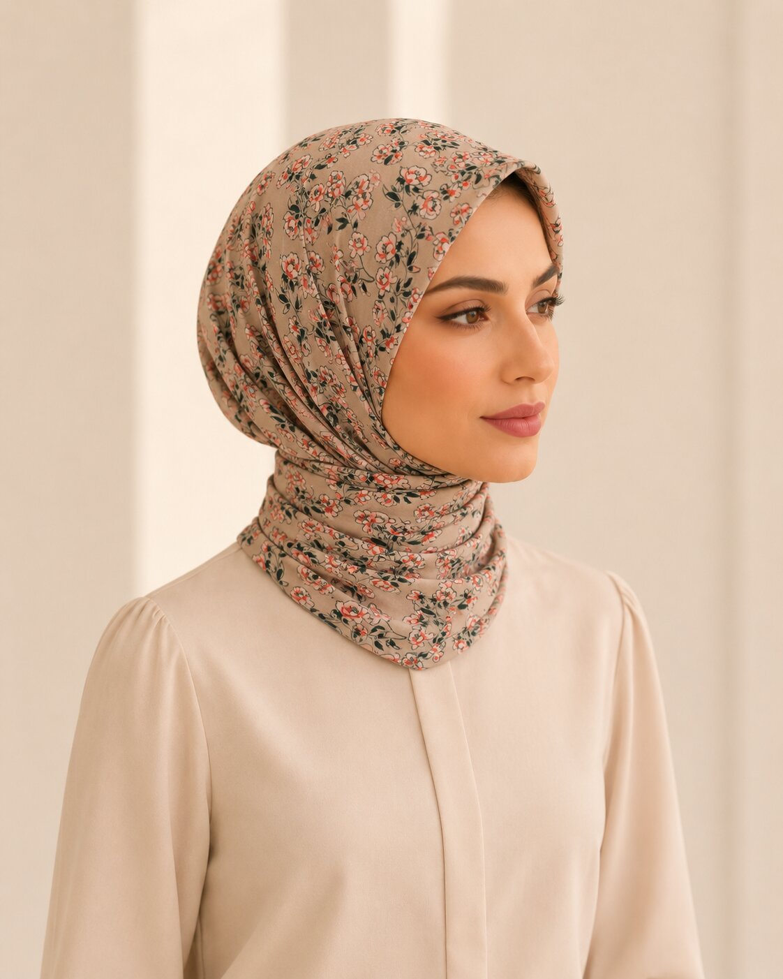Carell Soft Eşarp Çiçekli