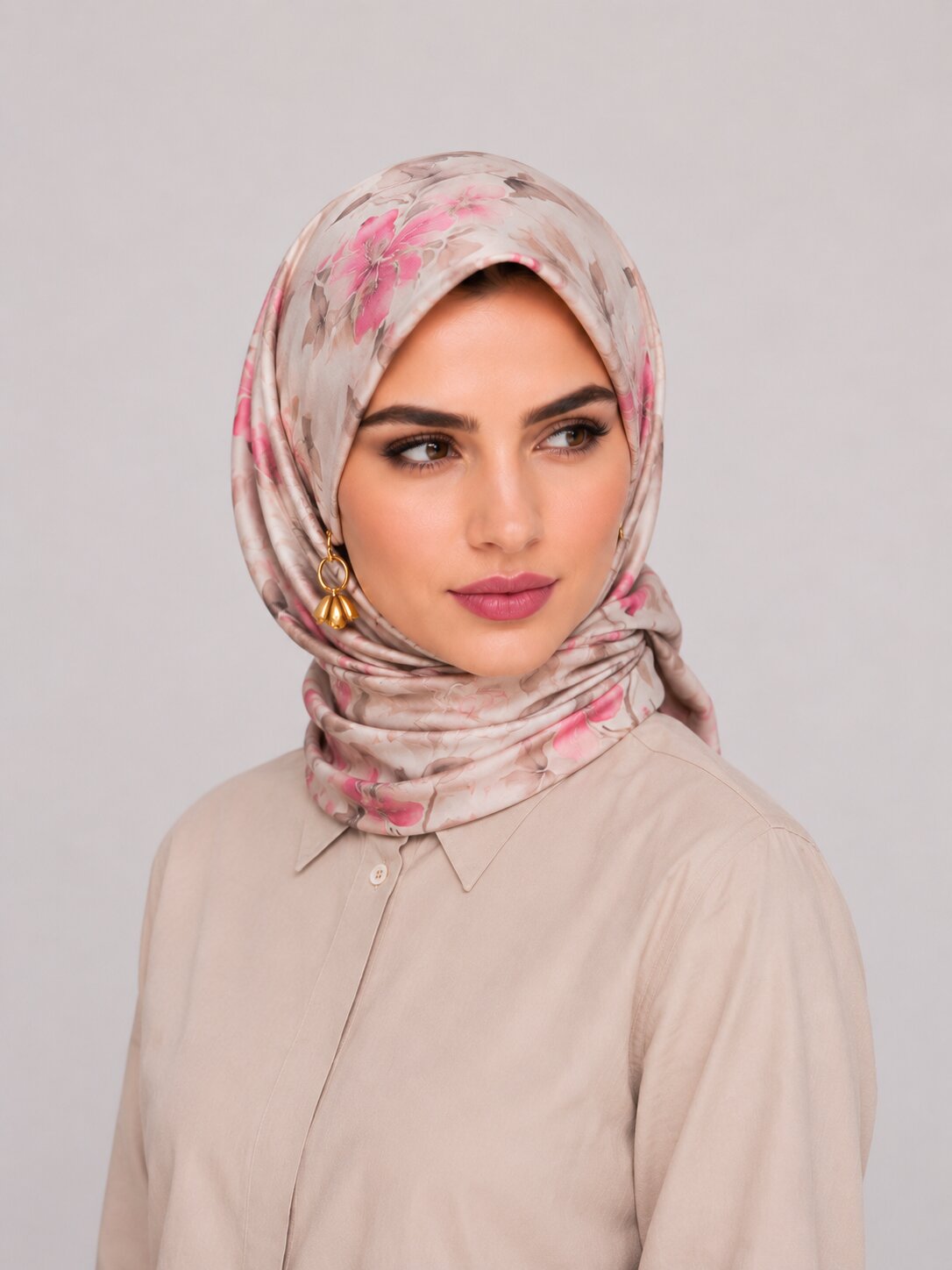 Carell Pembe Soft Eşarp