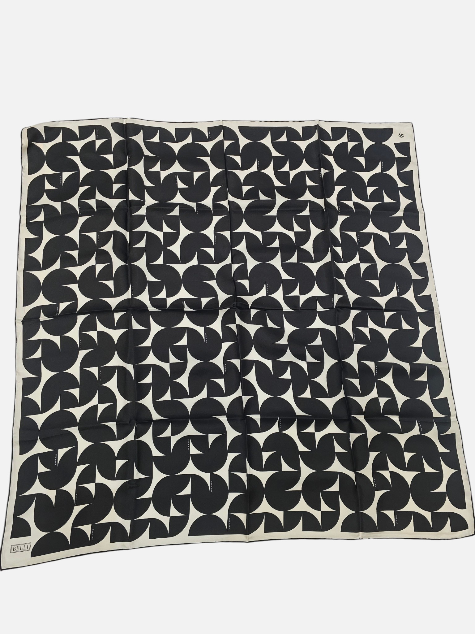 Belli Saf Twill İpek Eşarp 412363 - Görsel 2