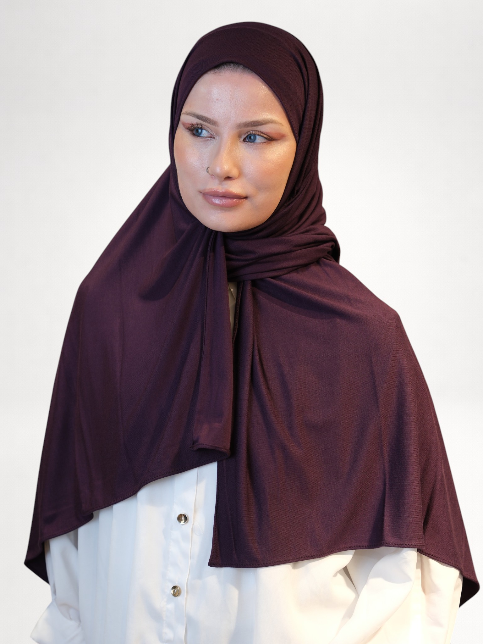 Fresh Scarfs Bambu PenyeŞal Bordo - Görsel 2