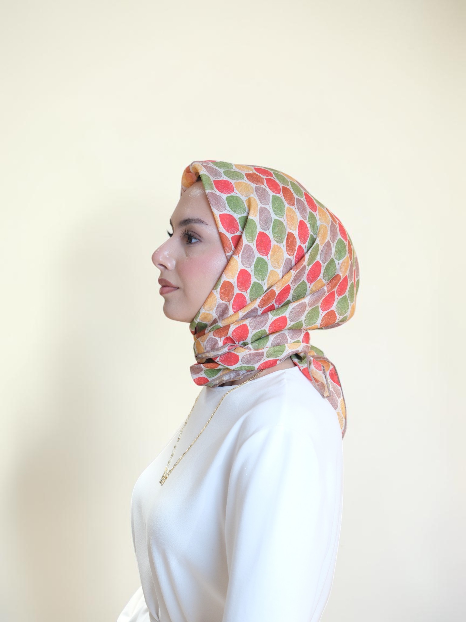 La Boutique Güz Serisi Bitkisel Eşarp - Görsel 3