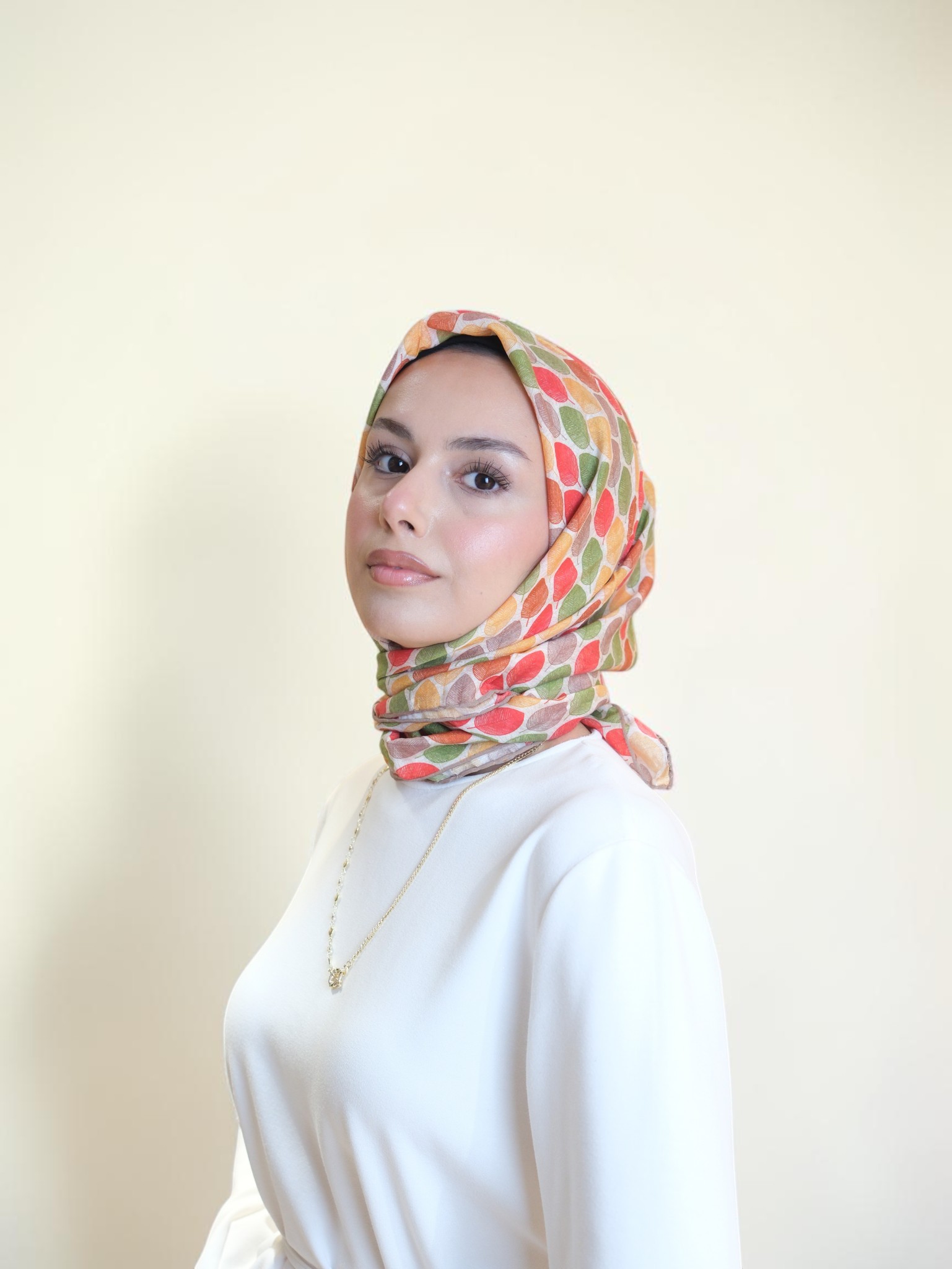 La Boutique Güz Serisi Bitkisel Eşarp - Görsel 4