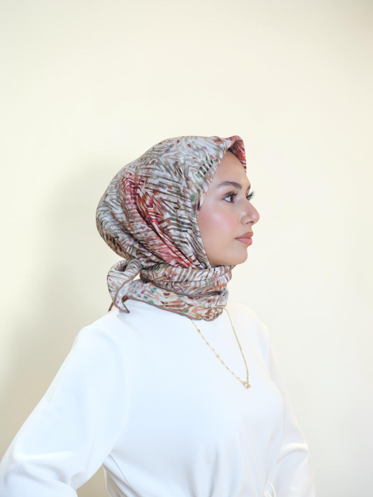 La Boutique Güz Serisi Bitkisel Eşarp 1525 - Görsel 2