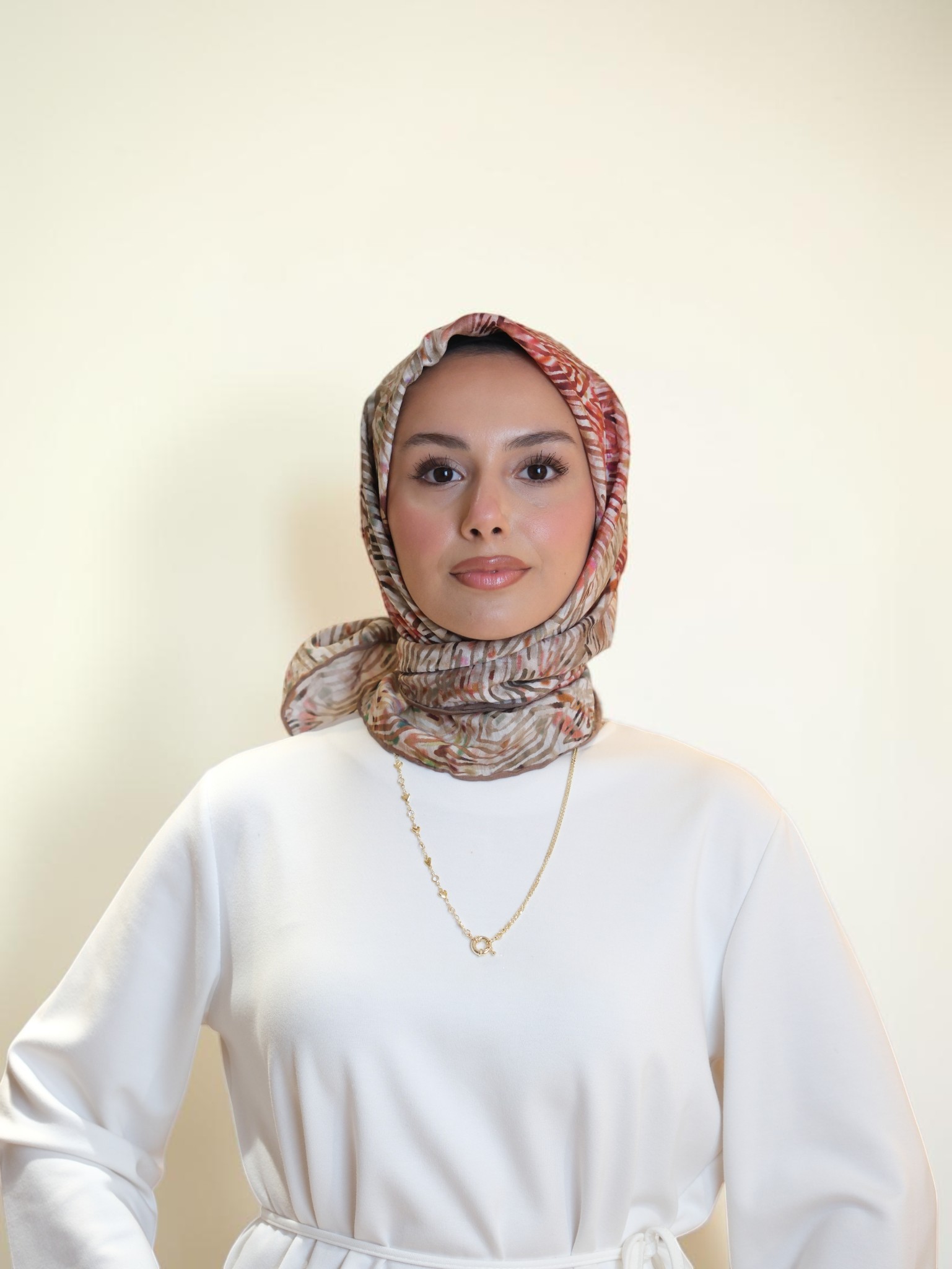 La Boutique Güz Serisi Bitkisel Eşarp 1525 - Görsel 4