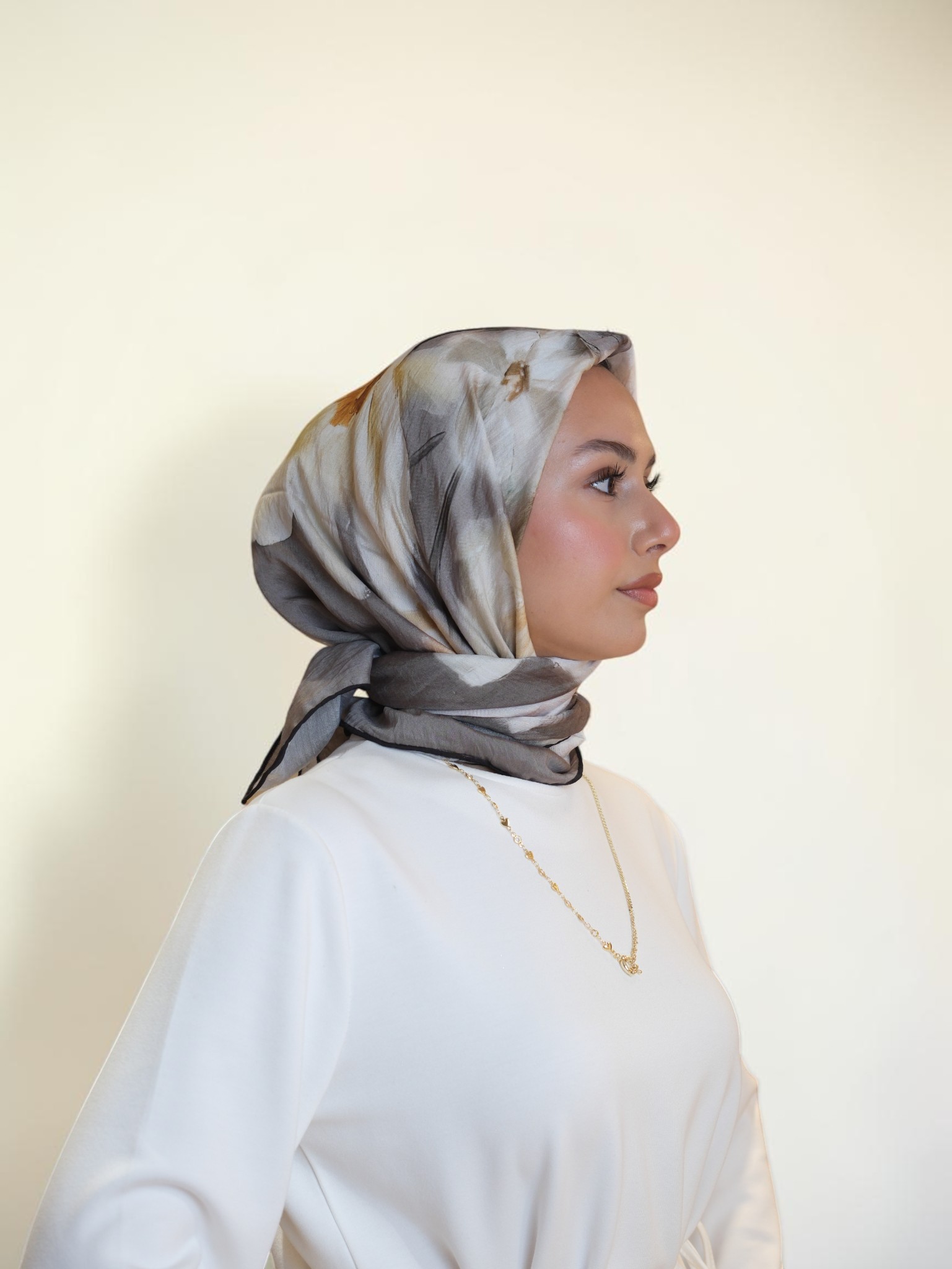 La Boutique Güz Serisi Bitkisel Eşarp 1526 - Görsel 2