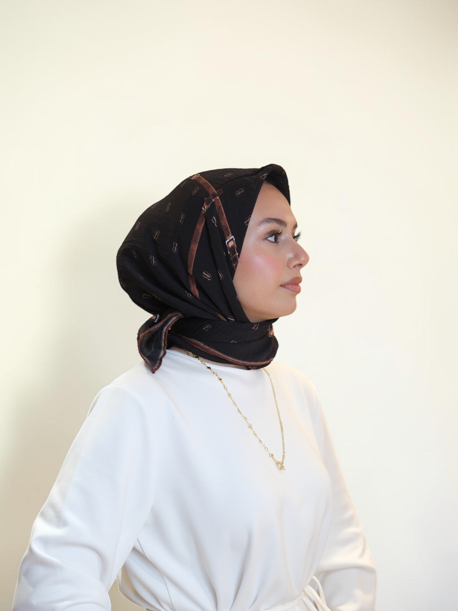 La Boutique Güz Serisi Bitkisel Eşarp 1354 - Görsel 2