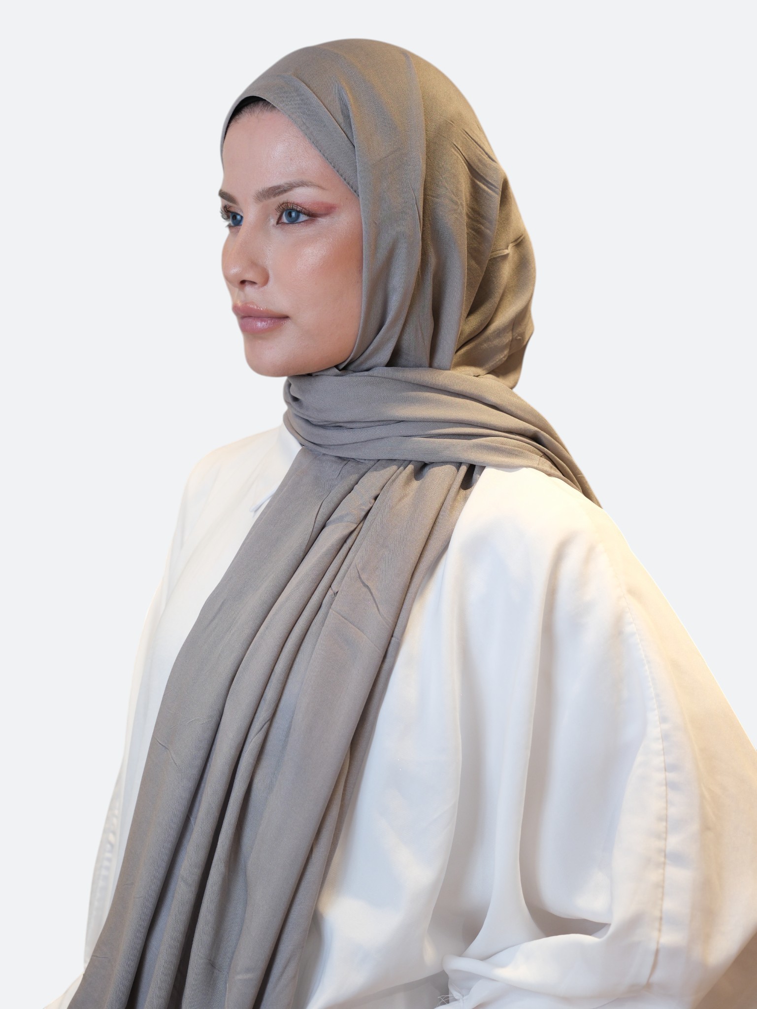 Fresh Scarfs Rami Viskon Şal Gri - Görsel 3