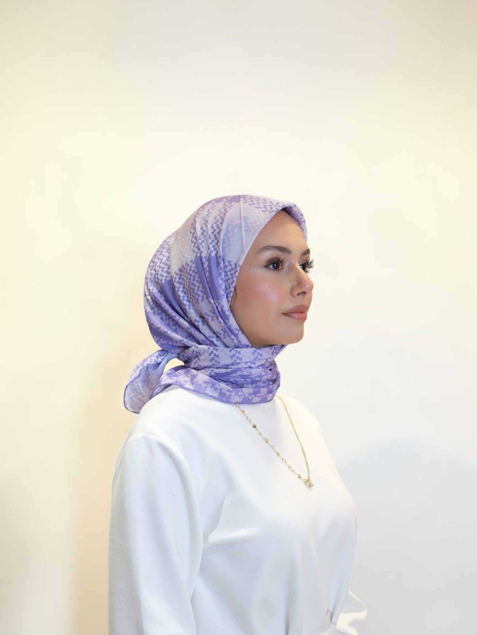 Belli Fresh Nova Eşarp Lila - Görsel 2