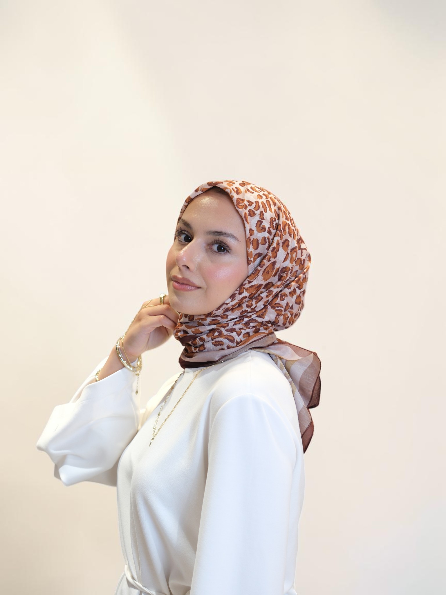 Belli Premium Soft Eşarp Sütlü Kahve - Görsel 4