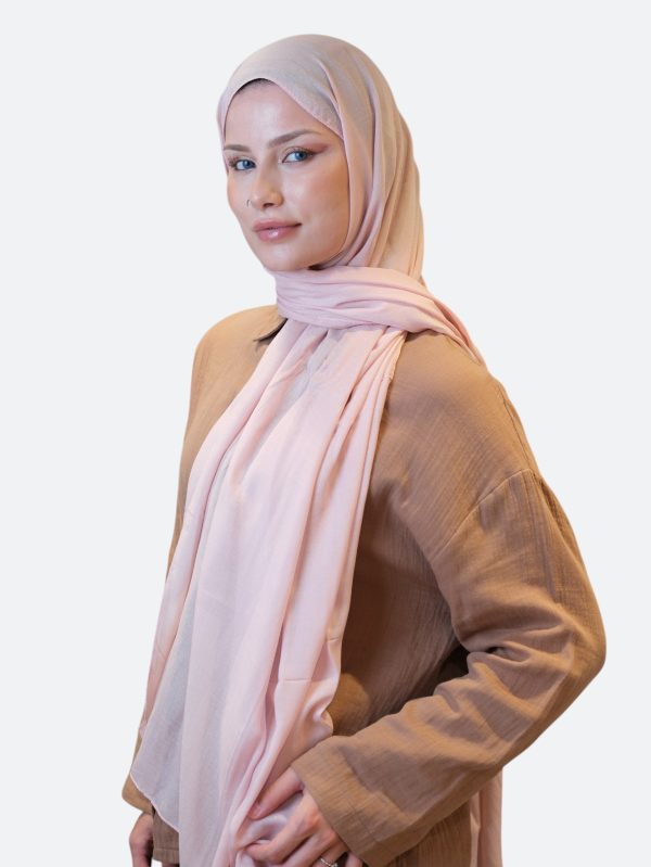 Fresh Scarfs Rami Viskon Şal Pudra