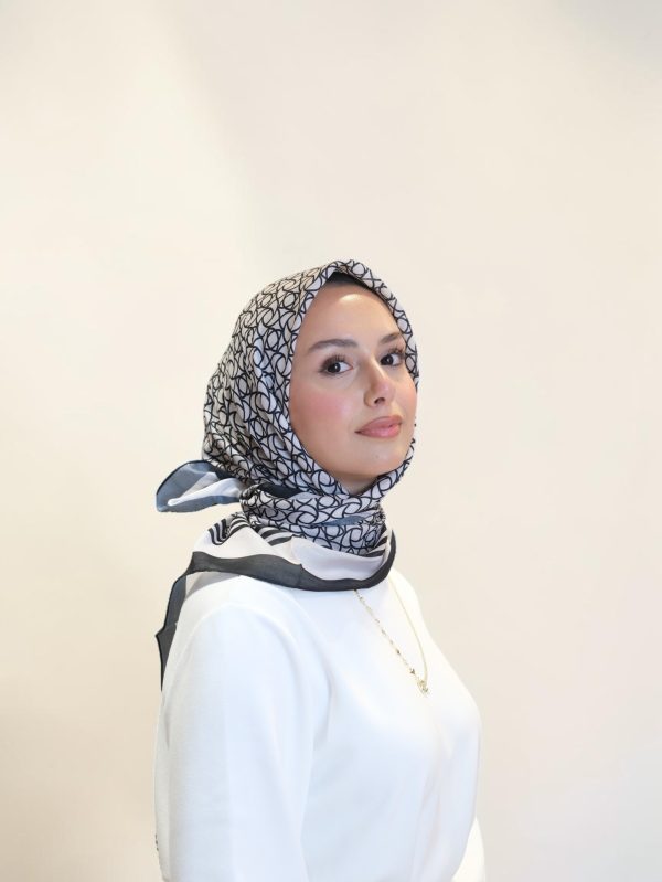 Belli Premium Soft Eşarp Beyaz Detay