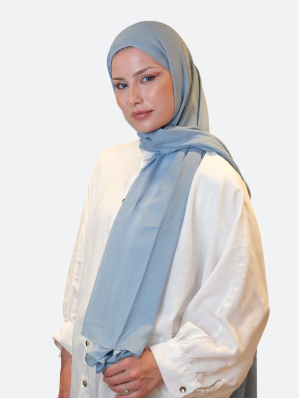 Fresh Scarfs Rami Viskon Şal Açık Mavi