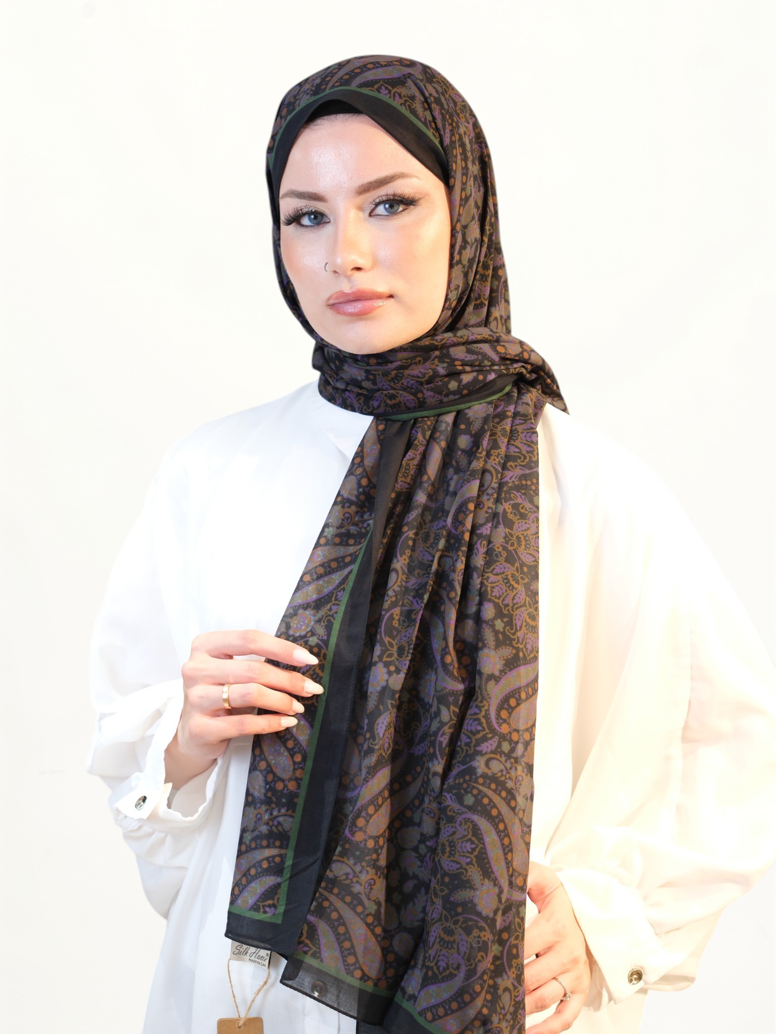 Silk Home Nariya %100 Pamuk Şal 415236 - Görsel 2