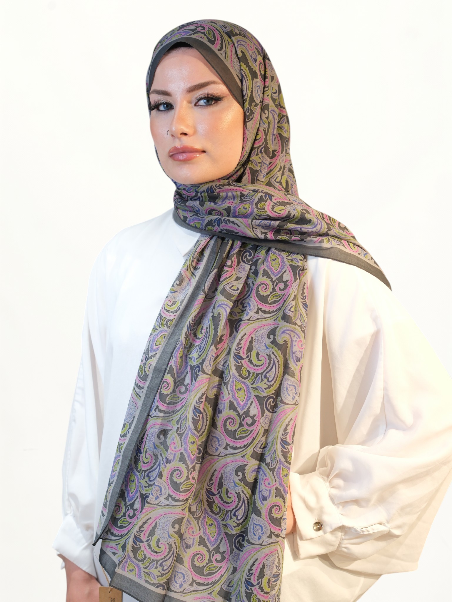 Silk Home Nariya %100 Pamuk Şal 413620 - Görsel 2