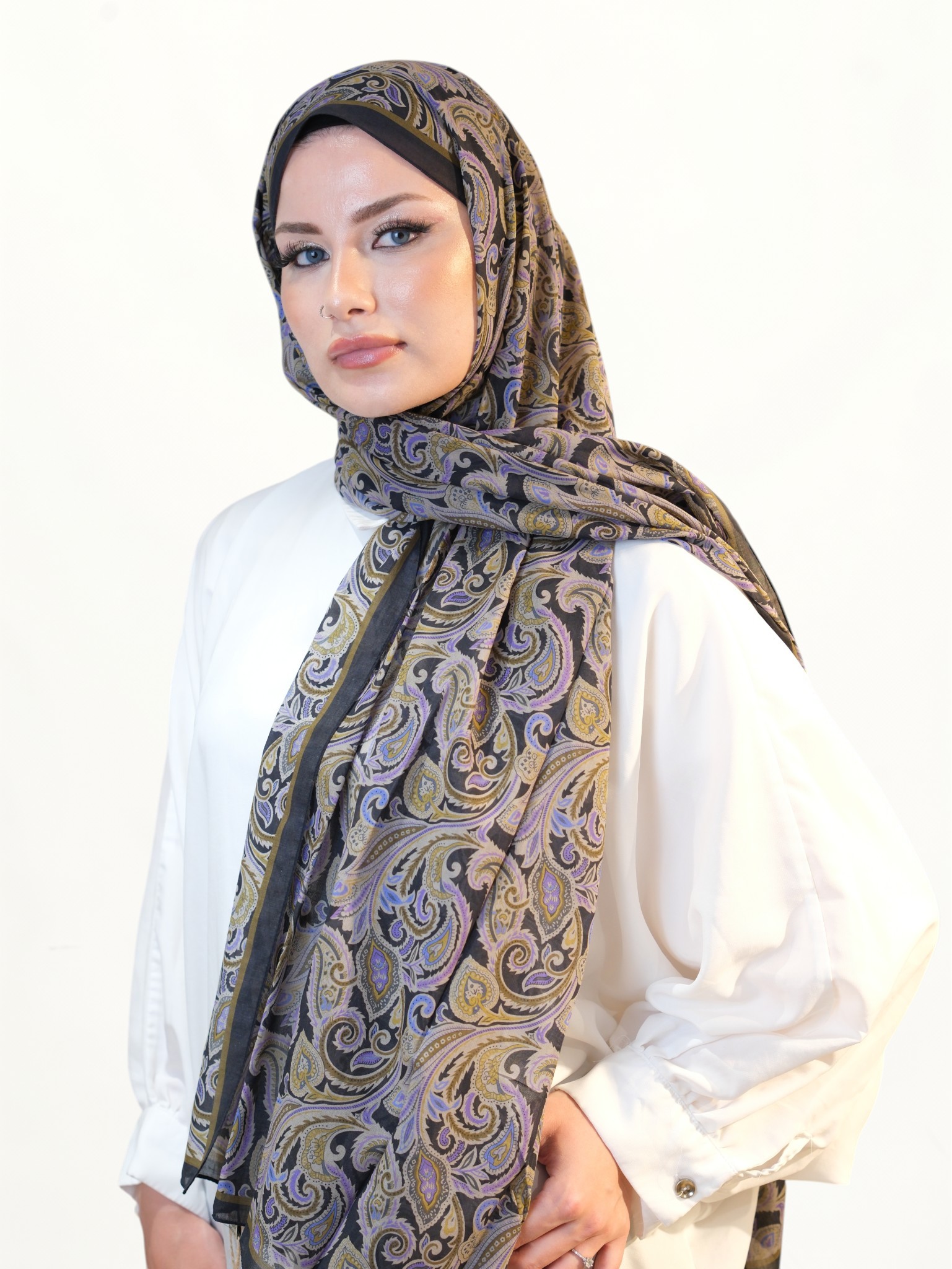 Silk Home Nariya %100 Pamuk Şal 425141 - Görsel 4