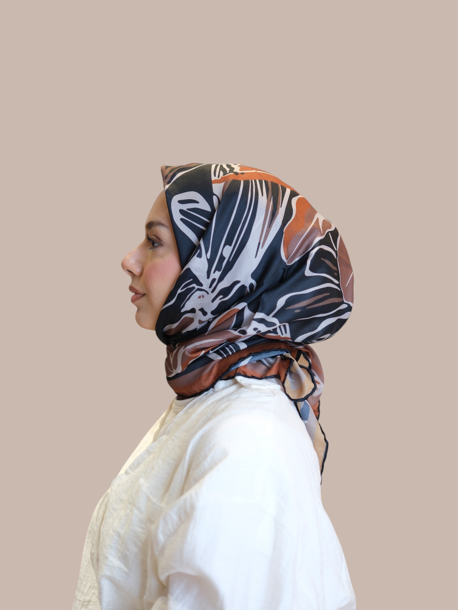 Shawl Secret Loi Silk Eşarp 4007 - Görsel 4