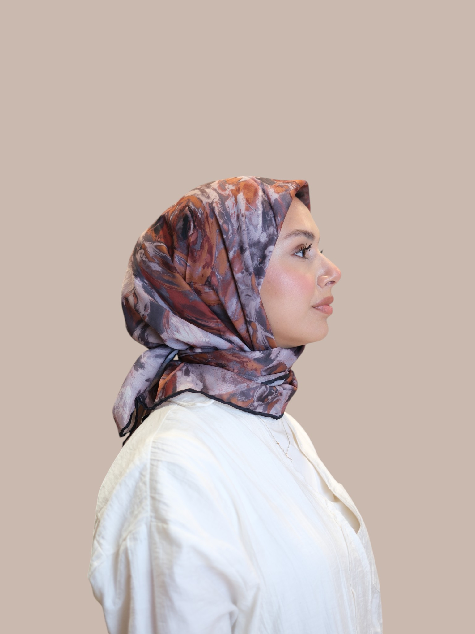 Shawl Secret Loi Silk Eşarp 3004 - Görsel 2