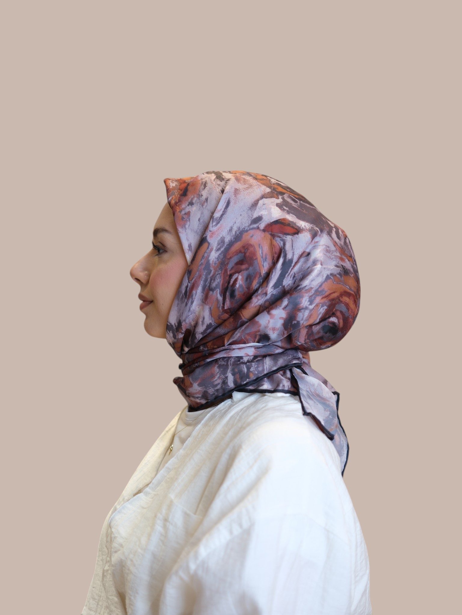 Shawl Secret Loi Silk Eşarp 3004 - Görsel 4
