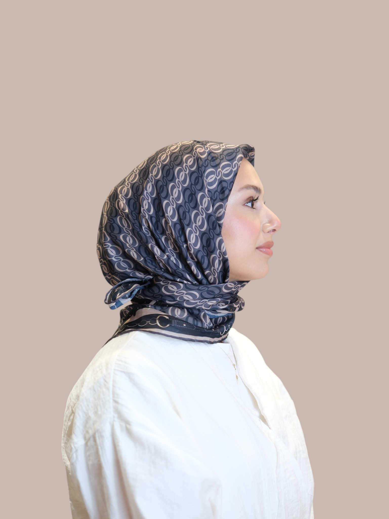 Shawl Secret Loi Silk Eşarp 3041 - Görsel 3