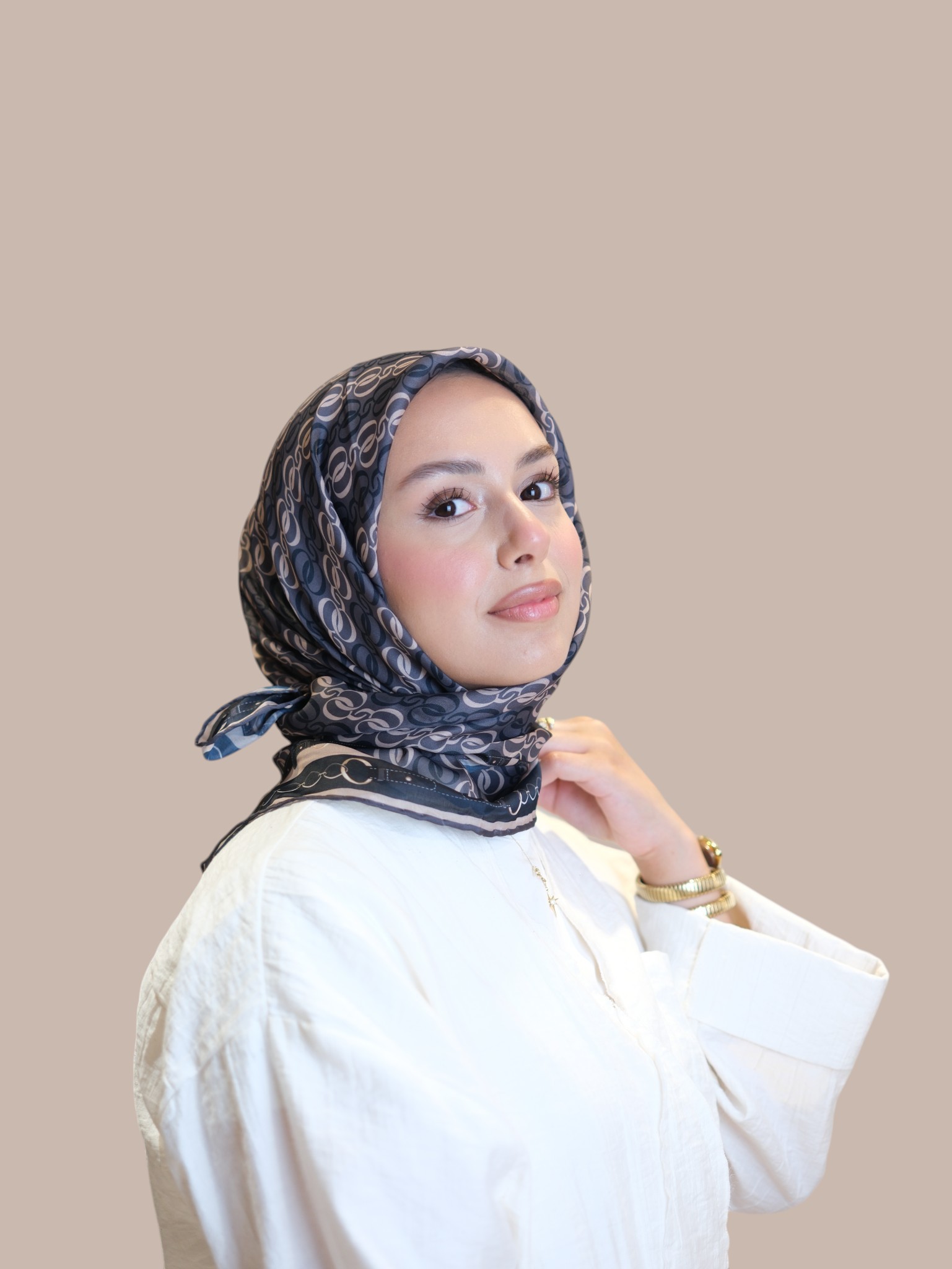 Shawl Secret Loi Silk Eşarp 3041 - Görsel 2