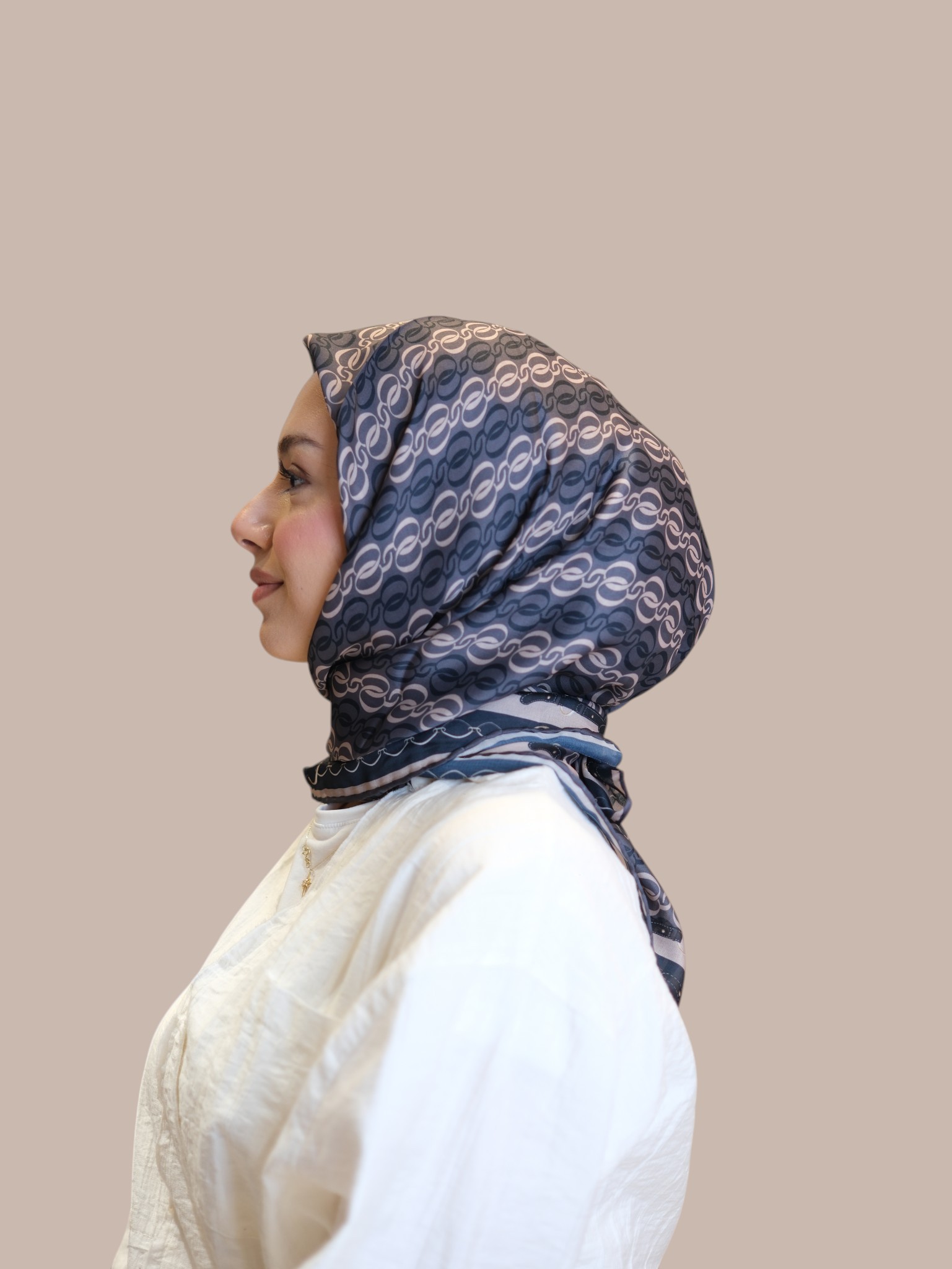 Shawl Secret Loi Silk Eşarp 3041 - Görsel 4