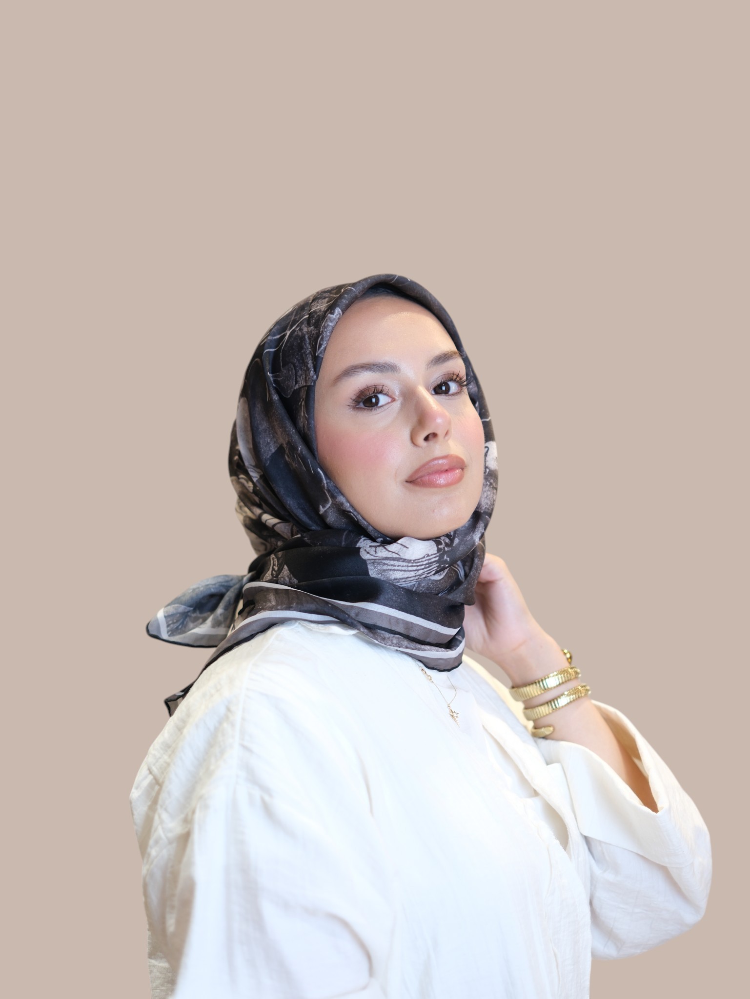 Shawl Secret Loi Silk Eşarp 3163 - Görsel 3